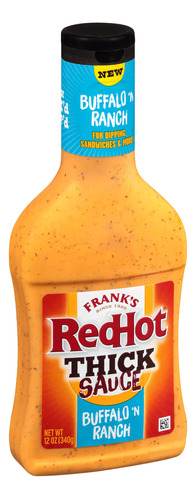 Frank's Redhot Buffalo 'n Ranch - Salsa Picante Gruesa, 12 O