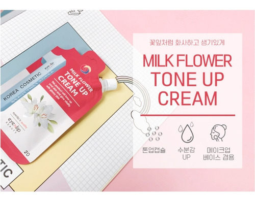 Eyenlip Milk Flower Tone Up Crema Tonificadora 