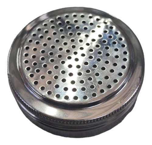 Dispenser Para Temperos Inox Com Cabo 320ml 7x10cm Furo 2mm