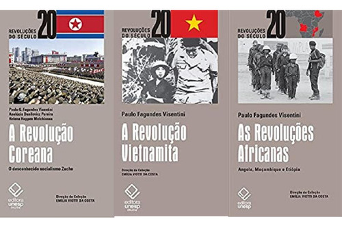 Kit 3 Livros Paulo Fagundes Visentini Revolução Coreana +