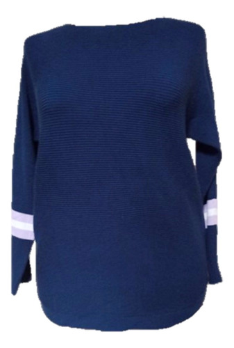 Hermoso Suéter Azul Marino - Mujer - Talla Xl / 36-38