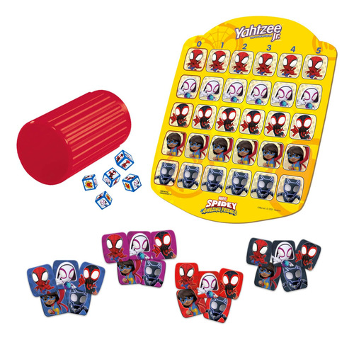 Jogo De Mesa Yahtzee Do Spidey E Seus Amigos - Hasbro Gaming
