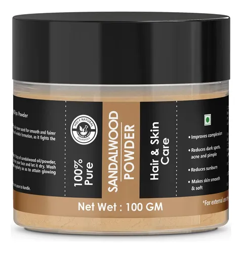 Polvo De Sándalo 100% Puro Holy Natural Para Piel Y Rostro -
