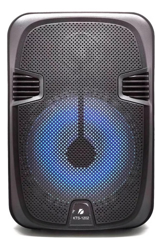 Caixa De Som Bluetooth Amplificada Led Falante 12 Microfone 