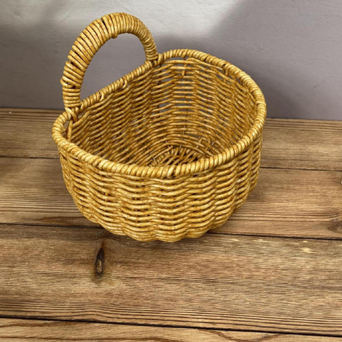 Canasta De Colgantes Imitación De Rattan Canasta De
