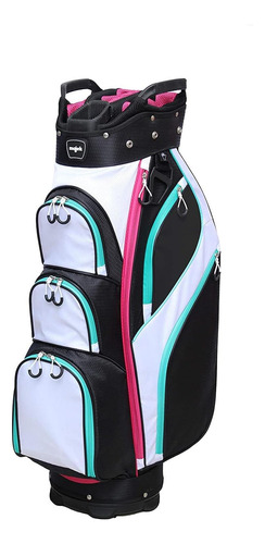 Majek Premium Ladies Black White Teal Pink 80s 1980 Sea Retr