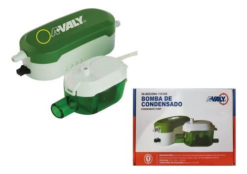 Bomba De Condensado Minisplit 110-220v Hasta 60000 Btu 5 Ton