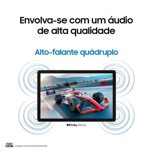 Tablet Samsung Galaxy Tab A11+, 128gb, 6gb Ram, Tela De 11 , Câmera Traseira 8mp, Wifi, Android 16 Cinza