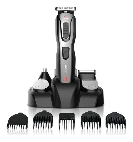 Afeitadora y cortadora de pelo GA.MA Italy GC 625 negra y plata 100V/220V
