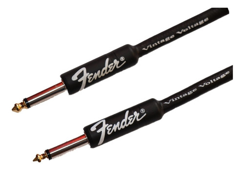 Cable Fender 3m Instrumento Guitarra Bajo Vintage Reforzado