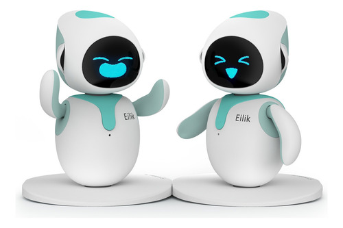 Eilik - Robot Interactivo Con Inteligencia Emocional Personaje De Robot Eilik De Color Azul Eilik Blanco/azul