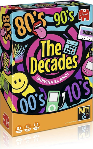 Juego De Mesa Para Fiestas The Decades Nuevo Español