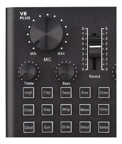 Zj Equipo De Podcast Efecto De Sonido Múltiple Portátil Para