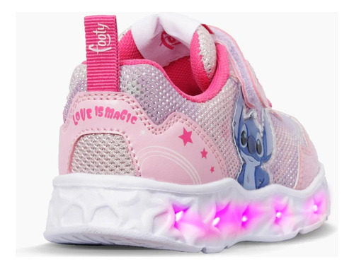Zapatillas Nena Footy Stitch Originales Con Luz Led Al Pisar