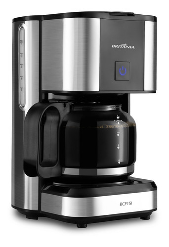 Cafeteira Elétrica Inox 550w Bcf15i Preta Britânia 110v