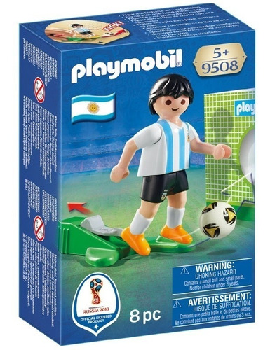 Playmobil 9508 Jugador De Futbol Argentina Intek Mundomanias