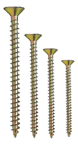 Tornillo Fix 3.5 X 25 Mm Caja De 1000 Unidades Madera Dorado