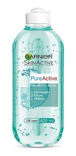 Agua Micelar Pure Active Desmaquillante Garnier 400ml Origin