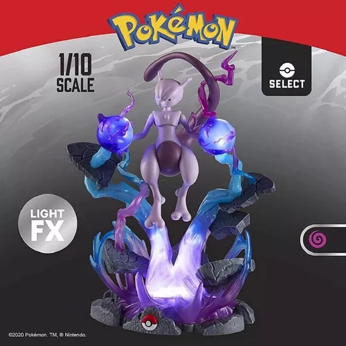 Pokémon Boneco Mewtwo Deluxe 1/10 Scale 2665 Jazwares Sunny