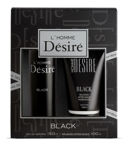 Estuche  Desire Black Desodorante  + After Shave