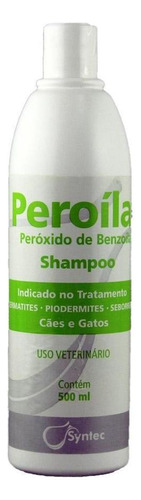 Shampoo Dermatológico Syntec Peroíla Cães E Gatos 125 Ml