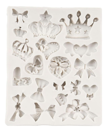 Molde De Silicona De La Corona Qdmolds Molde De Fondant Para