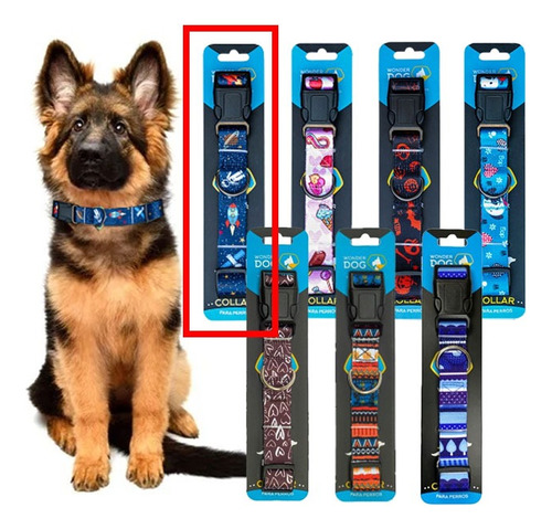 Collar Para Perros Wonder Dog Diseños Varios X-large