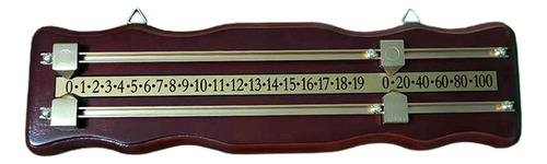 / Contadores De De Puntuación De Billar De Madera, Marcador