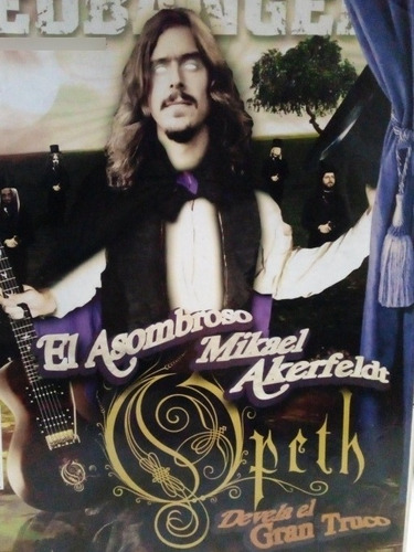 Revista Jedbangers Edicion N°61 Opeth, Nota A Mike Akerfeldt