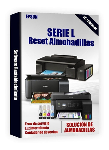 Reset Almohadillas Epson Modelos L - 100% Libre De Virus