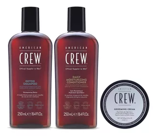 Shampoo Exfoliante +condit +grooming Cream American Crew Men