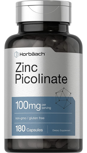 Suplementos Picolinato De Zinc  18 - Unidad a $2116
