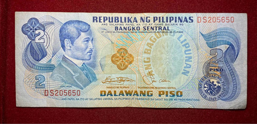 Billete 2 Piso Filipinas 1978 Pick 159 C.2