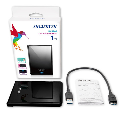 Imagen 3 de 3 de Disco Duro Externo Adata Hv620s 1tb
