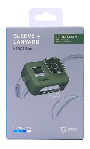Imagen 3 de 6 de Carcasa Funda Silicona Gopro Para Hero 8 Ajsst + Correa