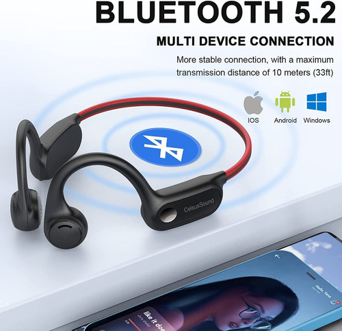 Audífonos Inalámbricos Conducción Ósea Bluetooth Deportivos