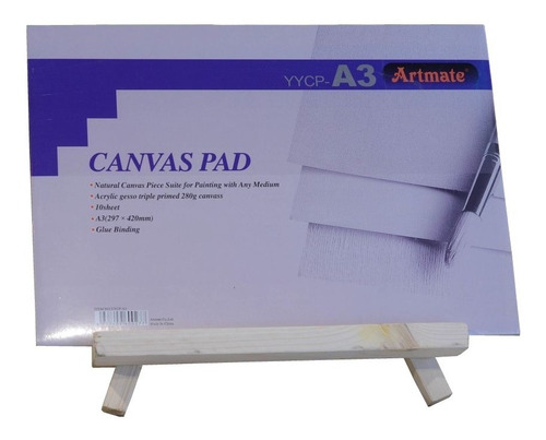 Block Canvas Artmate A3 280g 10h 100% Algodon Yycp-a3