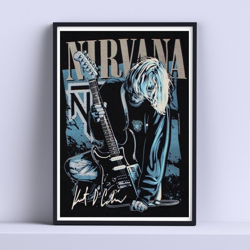 Cuadro Nirvana Keep D  Moderno Decorativo 30x40cm Con Vidrio