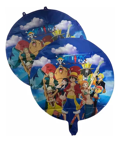 Pack Globos Metalizados Y Látex Monkey D Luffy One Piece | Cuotas