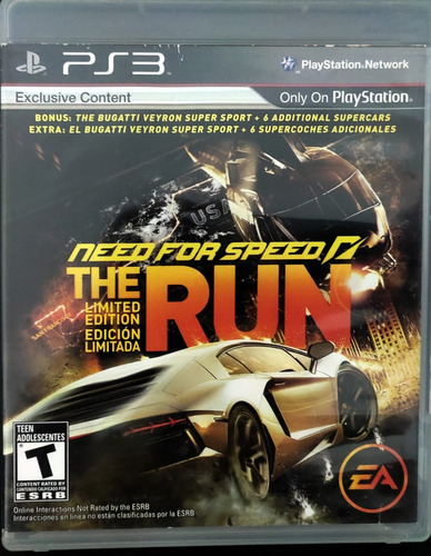 Need For Speed Run Undercover Shift Ps3 Combos Fisico Usados