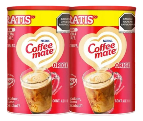 Coffe Mate Duo Sustituto De Crema Pack 980 Gr C/u Nestle