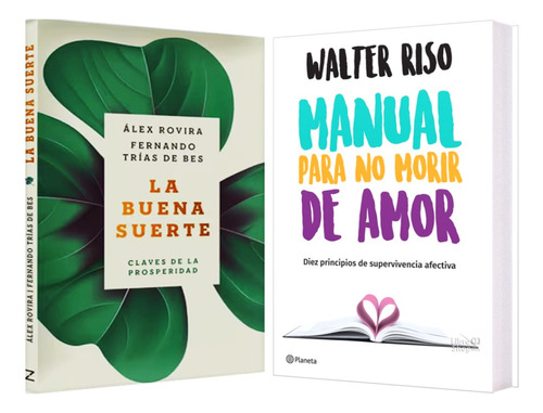 Buena Suerte + Manual Para No Morir De Amor Pack 2 Libros