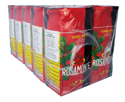 Yerba Mate Rosamonte Paca 10 Lb - Kg a $179900