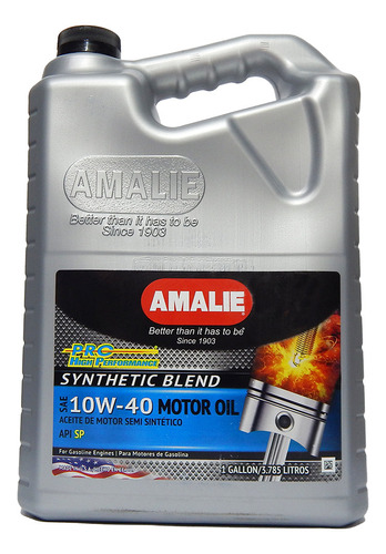 Aceite De Motor, Amalie 10w40 3,78lt