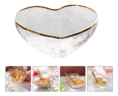 Plato De Cristal Para Salsas Y Postres, 2 Unidades