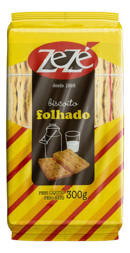 Biscoito Folhado Zezé Pacote 300g