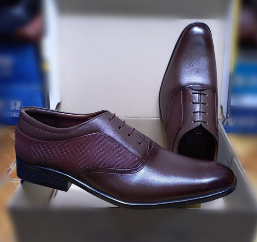 Zapatos De Vestir Para Hombre Conche Vino