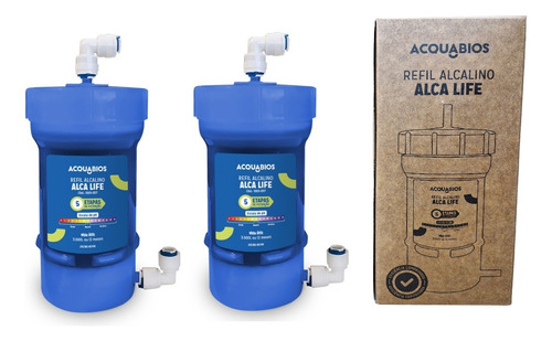 Kit 2 Refil Alcalino Alca Life Compatível Top Life*