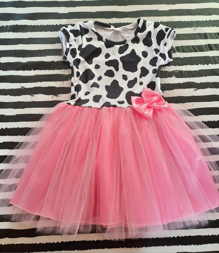 Vestido Vaca Lola Granja Disfraz Bebe Minilook