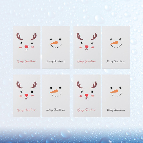 Imagem 2 de 8 de 8pcs Creative Christmas Wish Adorable Gift Paper Saudação Ca